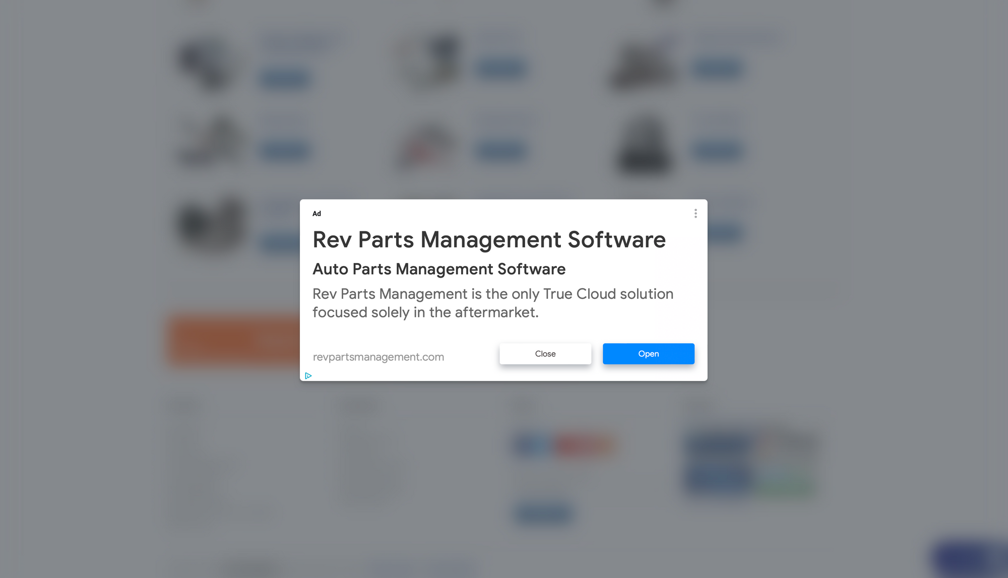 Autopartsway ads example